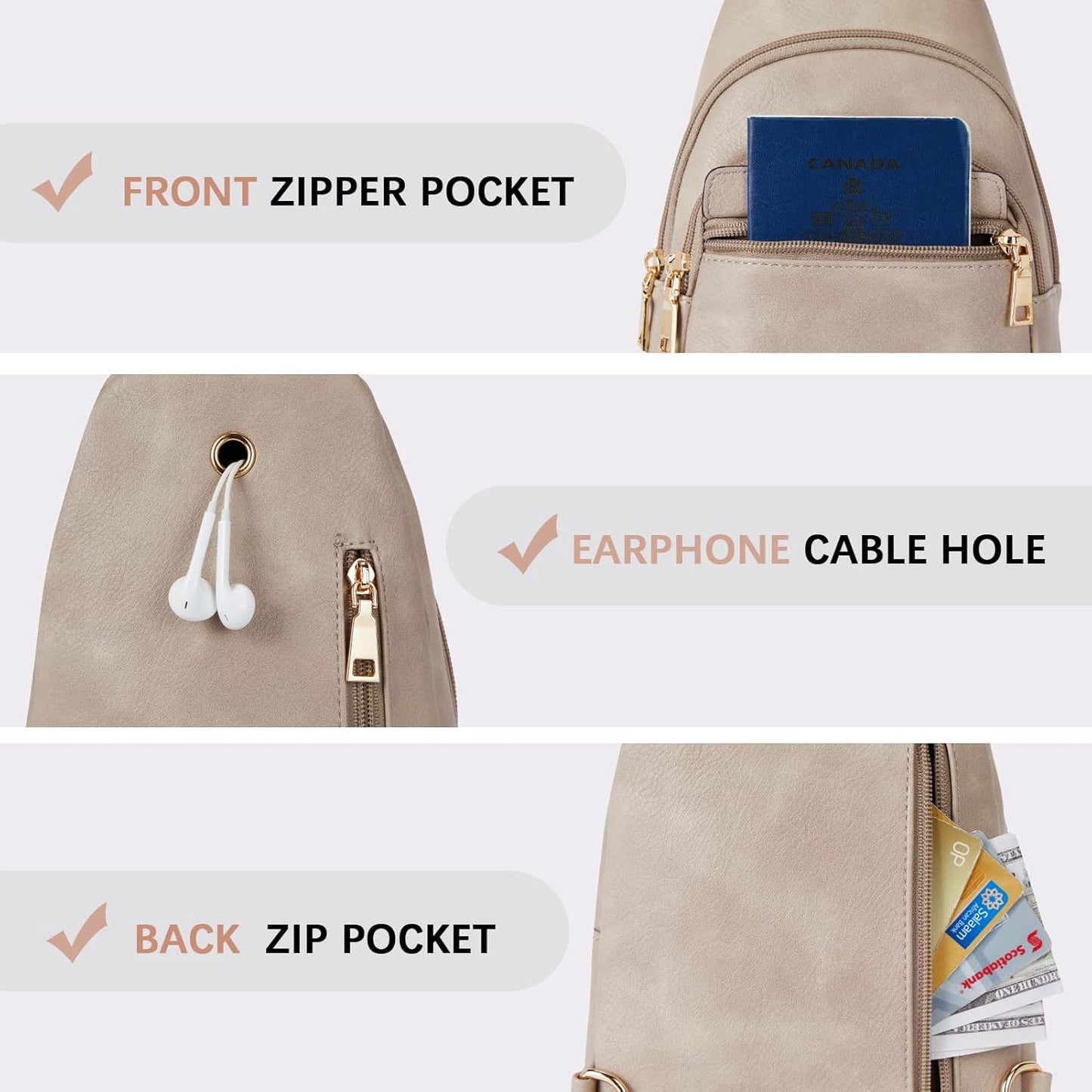 Élevez votre style avec le sac bandoulière en cuir Alice Chic
