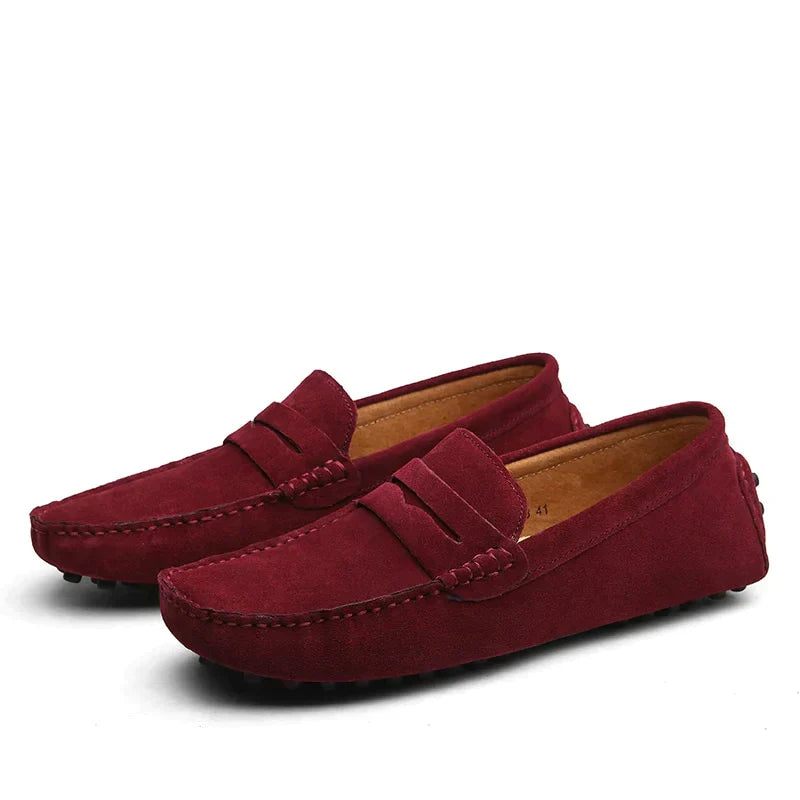 HUGO | Mocassins en Suède de style italien