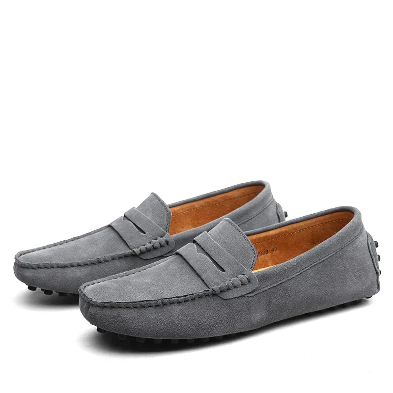 HUGO | Mocassins en Suède de style italien