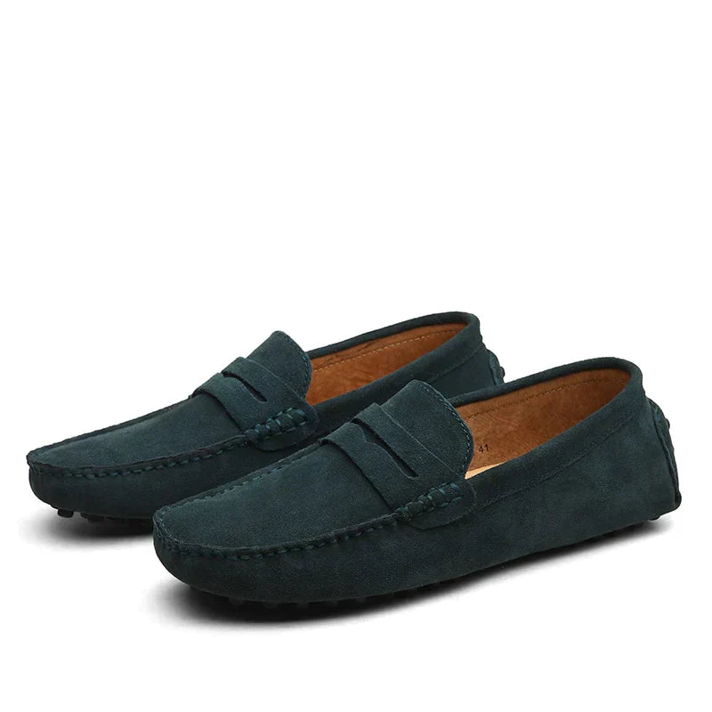 HUGO | Mocassins en Suède de style italien
