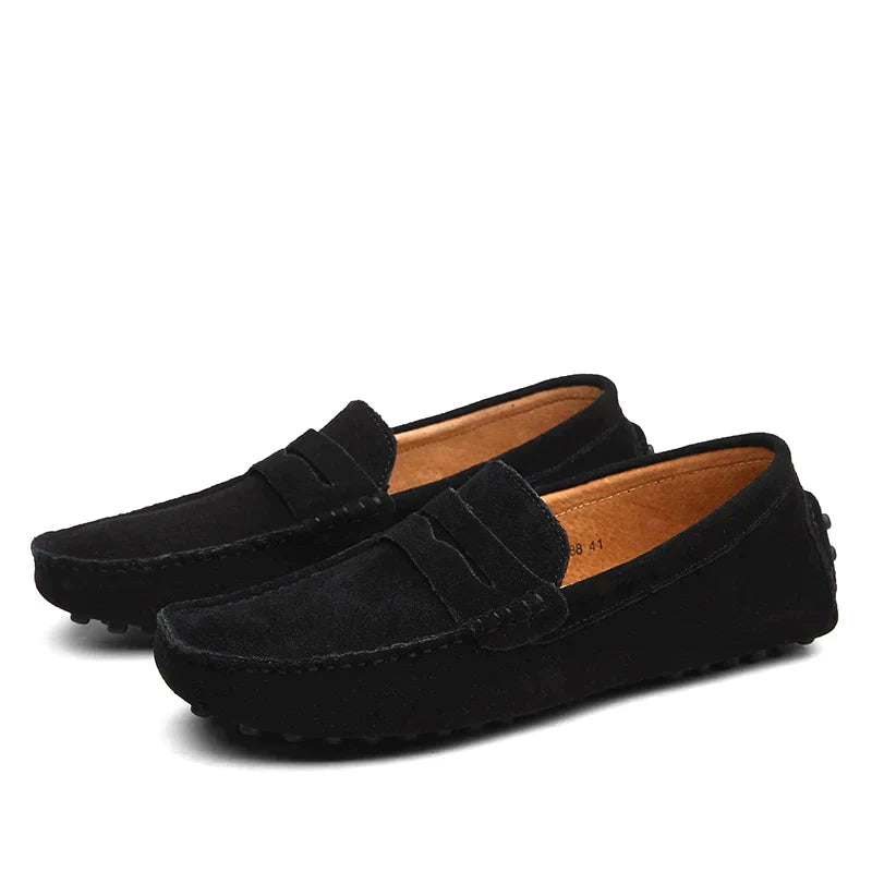 HUGO | Mocassins en Suède de style italien