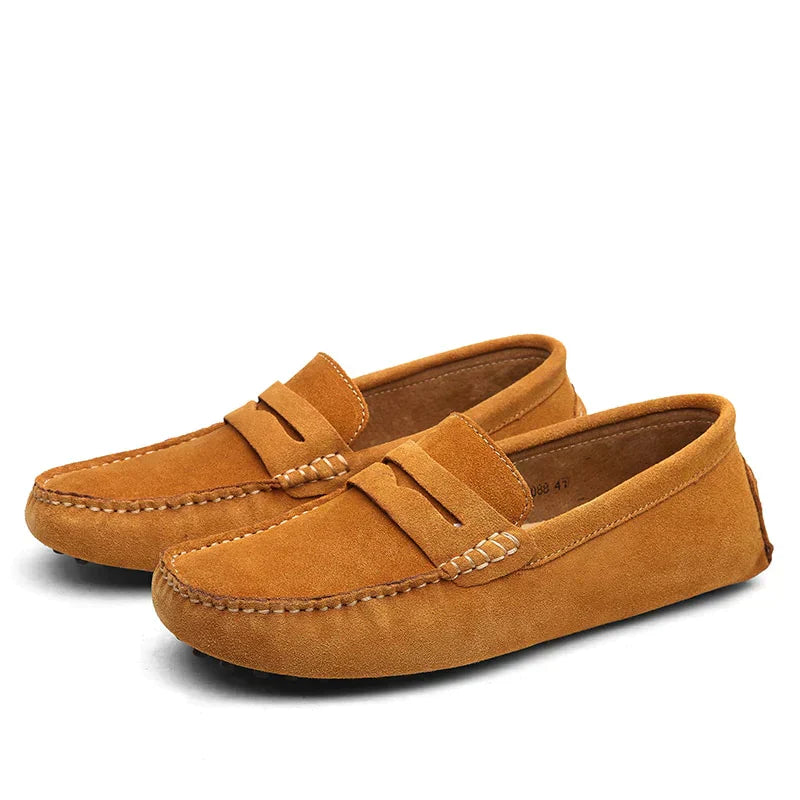 HUGO | Mocassins en Suède de style italien