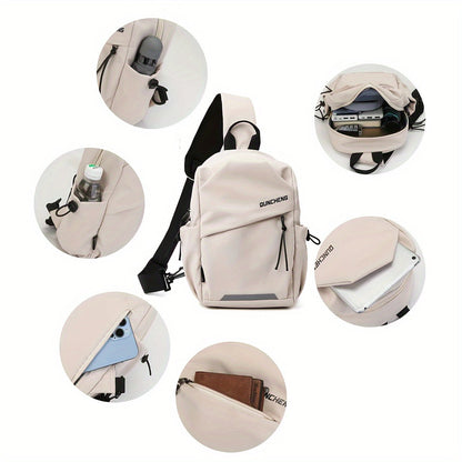 Sac bandoulière anti-vol urbain chic pour aventuriers modernes