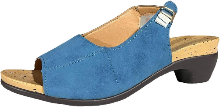 Elegant Open-Toe High-Heeled Sandals for Women - Comfortable Everyday Footwear