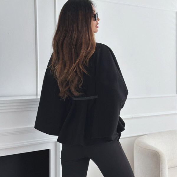 Poncho Élégance Contemporaine