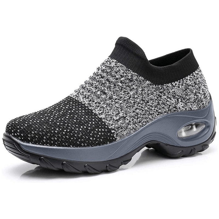 Best Walking Shoes for Women - Orthopedic Slip-On Sneakers with Arch Support and Air Cushion Comfort 1
