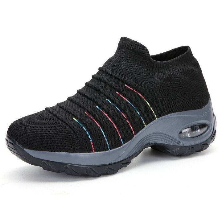 Best Walking Shoes for Women - Orthopedic Slip-On Sneakers with Arch Support and Air Cushion Comfort 7