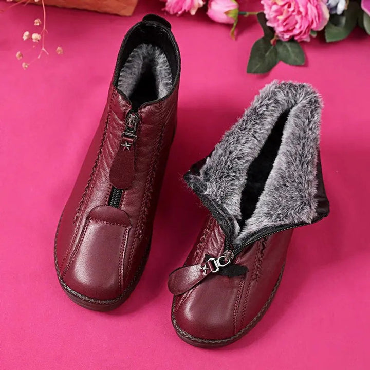 Black Ankle Boots for Women with Arch Support - Orthopedic Comfort & Slip-Resistant Sole 1