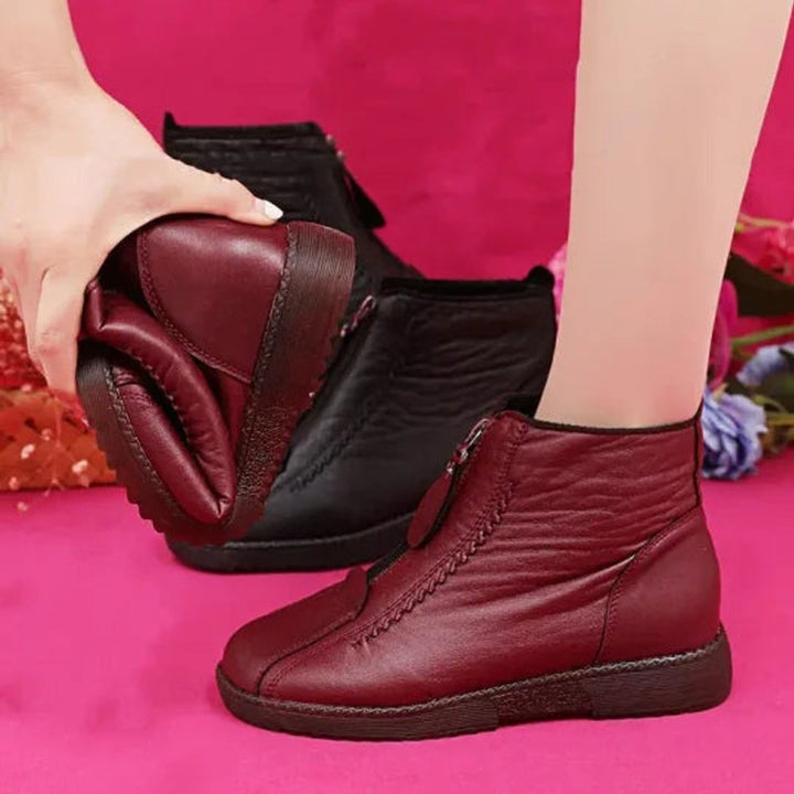 Black Ankle Boots for Women with Arch Support - Orthopedic Comfort & Slip-Resistant Sole 3