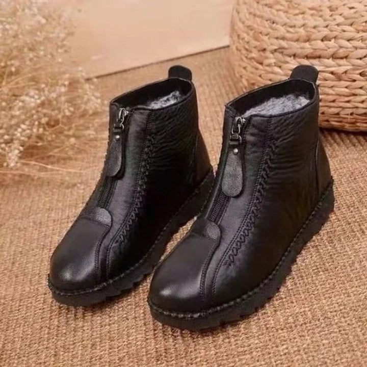 Black Ankle Boots for Women with Arch Support - Orthopedic Comfort & Slip-Resistant Sole 5