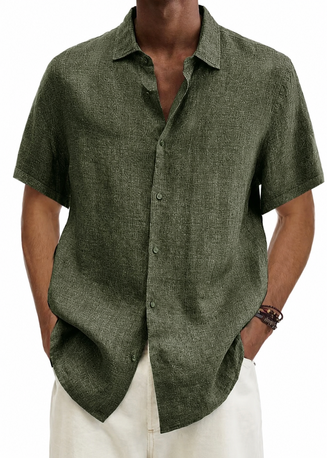 Men's Shirt - Lightweight Breathable Casual Style for Summer Days