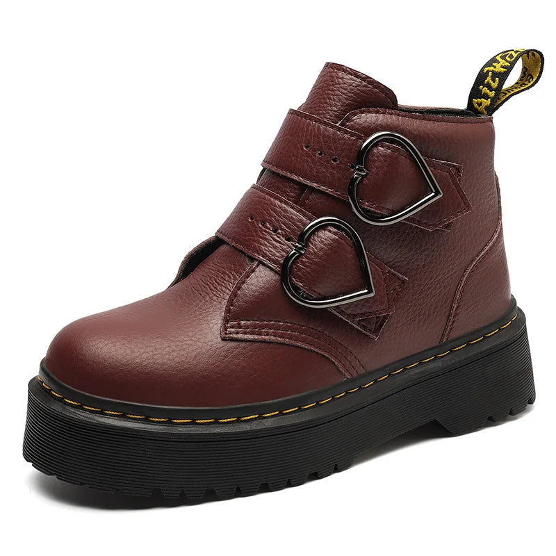 Chunky Platform Boots for Women - Stylish and Comfortable Daily Wear 0
