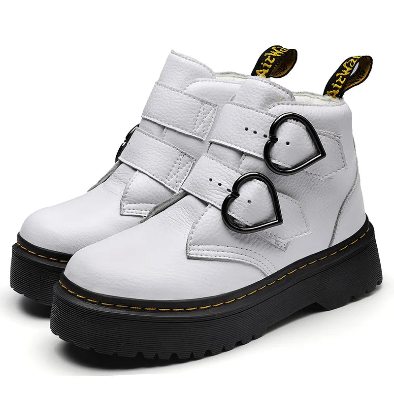 Chunky Platform Boots for Women - Stylish and Comfortable Daily Wear 10
