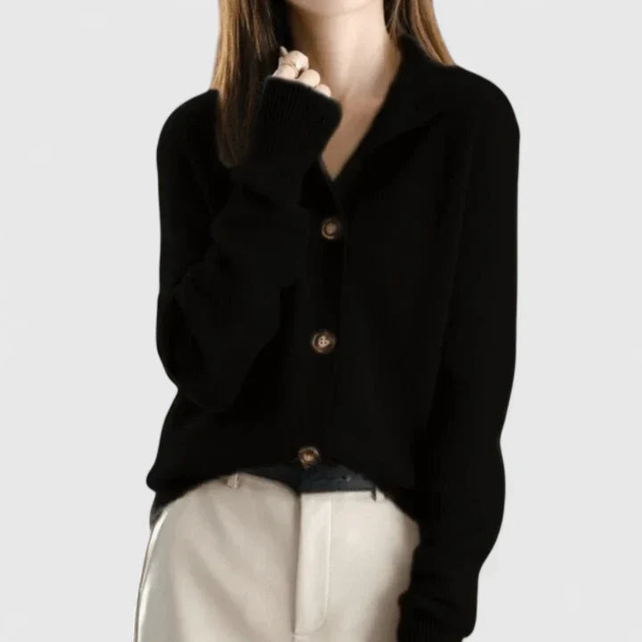 Elegant Women's Cardigan Lightweight Layering Sweater for Autumn and Winter 2