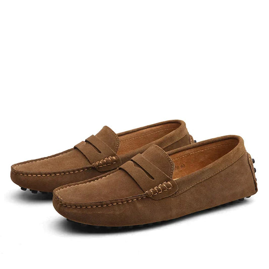 HUGO | Mocassins en Suède de style italien