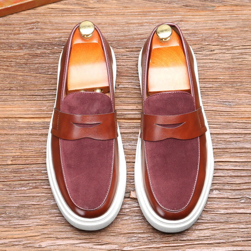Men's Black Suede Loafers - Stylish Casual and Office Footwear for Men 4
