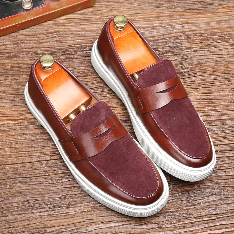 Men's Black Suede Loafers - Stylish Casual and Office Footwear for Men 6