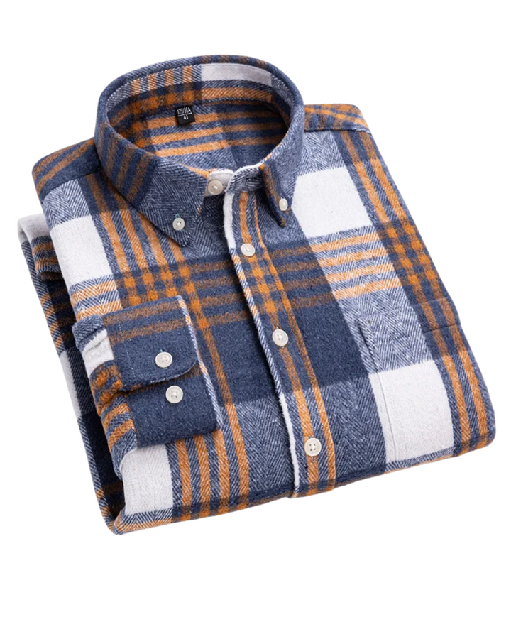 Men's Checked Shirt for Casual and Smart-Casual Wear - Classic Style, Versatile Design, Everyday Comfort 2
