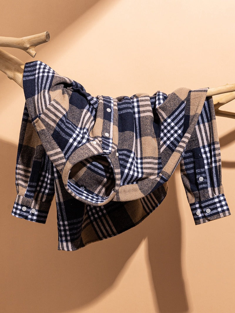 Men's Checked Shirt for Casual and Smart-Casual Wear - Classic Style, Versatile Design, Everyday Comfort 5