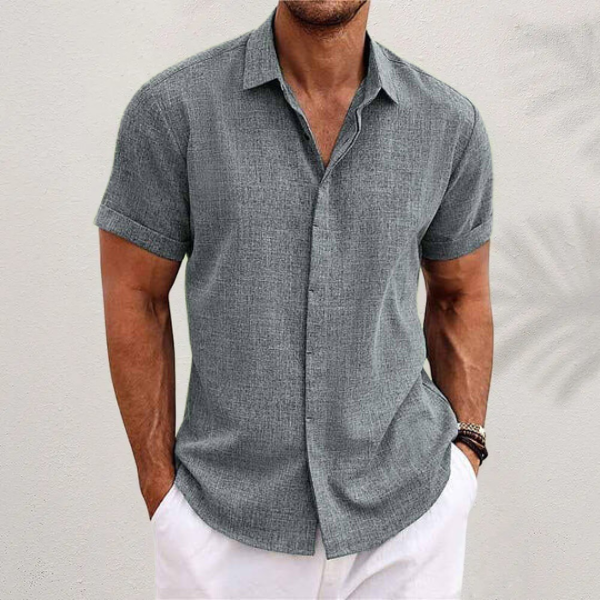 Men's Classic Short Sleeve Summer Shirt for Casual and Smart Outings 3