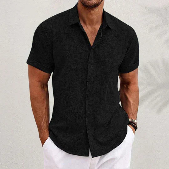 Men's Classic Short Sleeve Summer Shirt for Casual and Smart Outings 6