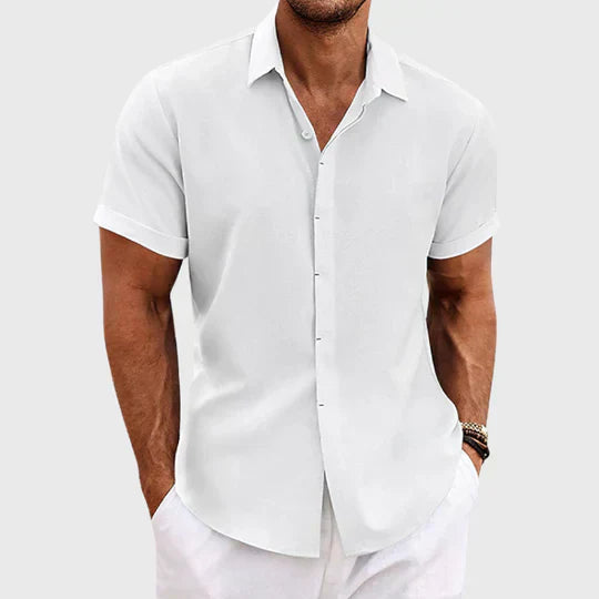 Men's Classic Short Sleeve Summer Shirt for Casual and Smart Outings 7