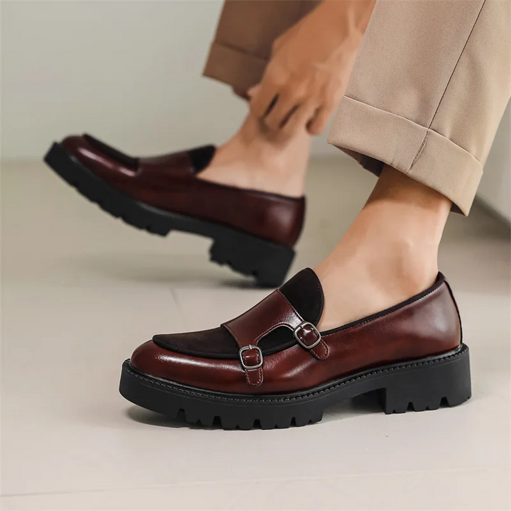 Men's Loafers - Stylish Monk Strap Design for Casual and Formal Looks, Comfortable Slip-On Footwear 1
