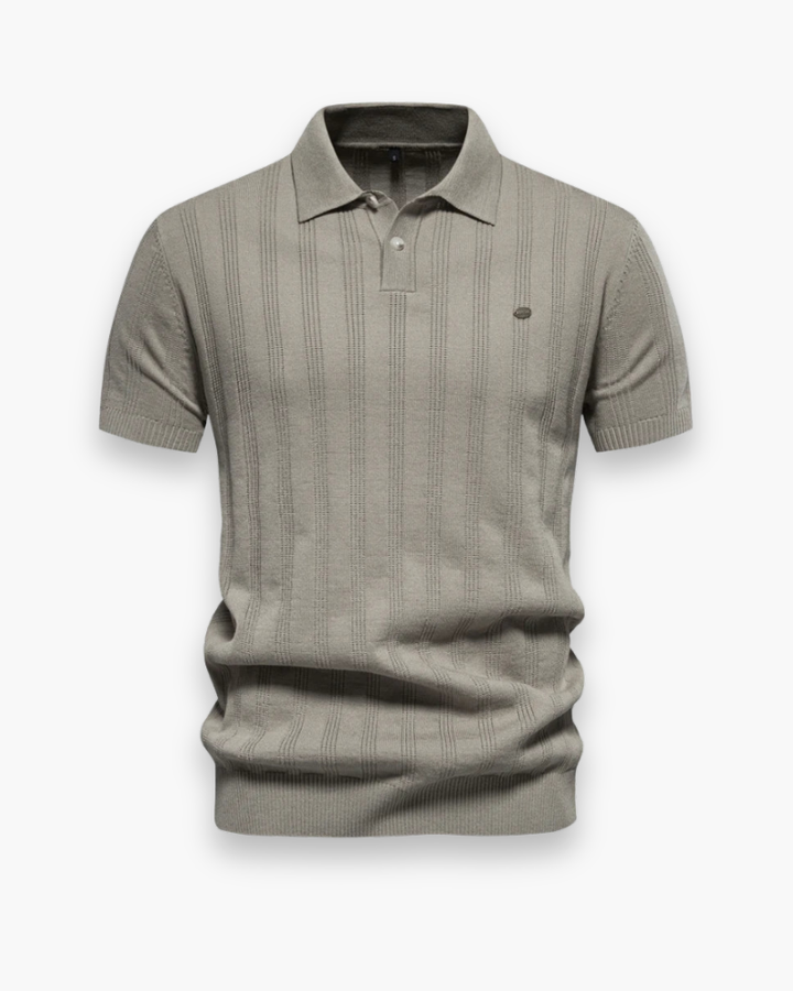 Men's Long Sleeve Polo Shirt - Elegant Casual Wear, Breathable and Comfortable for All Occasions 1