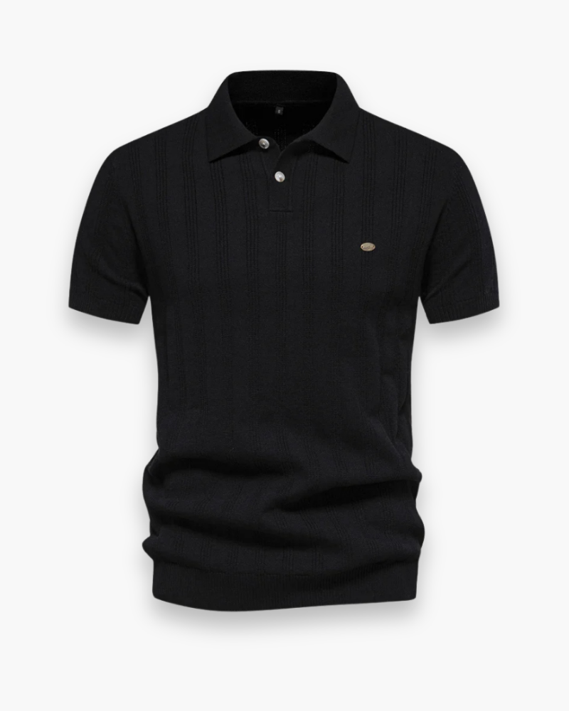 Men's Long Sleeve Polo Shirt - Elegant Casual Wear, Breathable and Comfortable for All Occasions 2