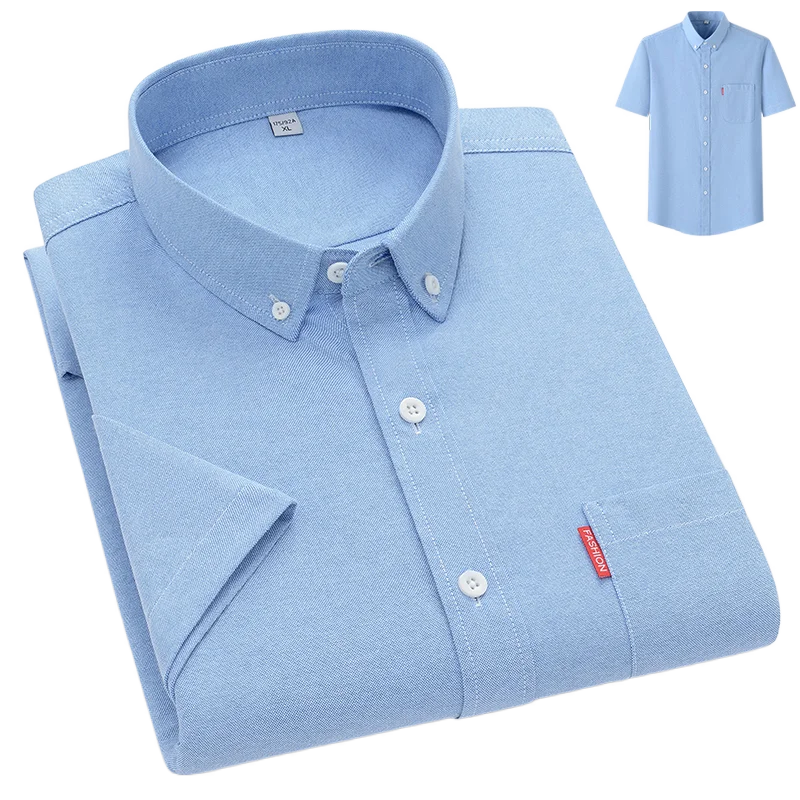 Men's Shirt - Lightweight Summer Button-Up, Breathable Casual Style for Warm Weather 2