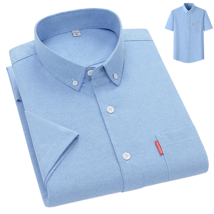 Men's Shirt - Lightweight Summer Button-Up, Breathable Casual Style for Warm Weather 2