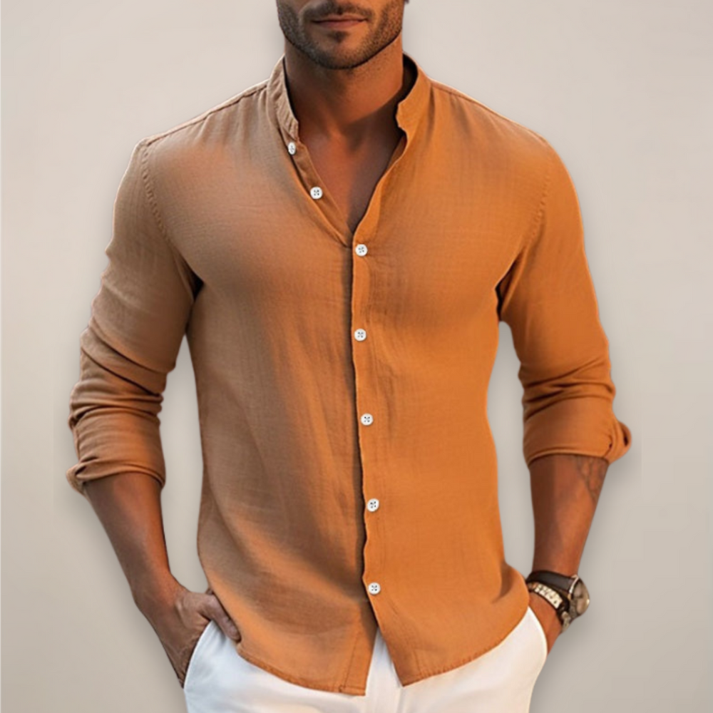 Men's Short Sleeve Casual Summer Shirt - Lightweight Versatile Style for Warm Weather 1