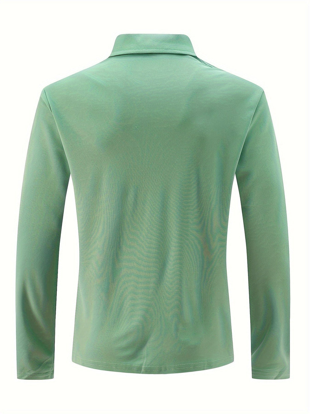 Men's Slim Fit Long Sleeve Polo Shirt - Stylish Casual Wear for Every Occasion 8