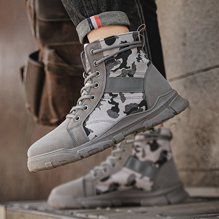 Mens Walking Boots - Durable Outdoor Boots for All-Terrain Adventures, Comfortable Fit and Ankle Support 2