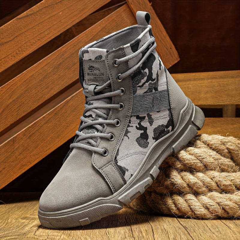 Mens Walking Boots - Durable Outdoor Boots for All-Terrain Adventures, Comfortable Fit and Ankle Support 3