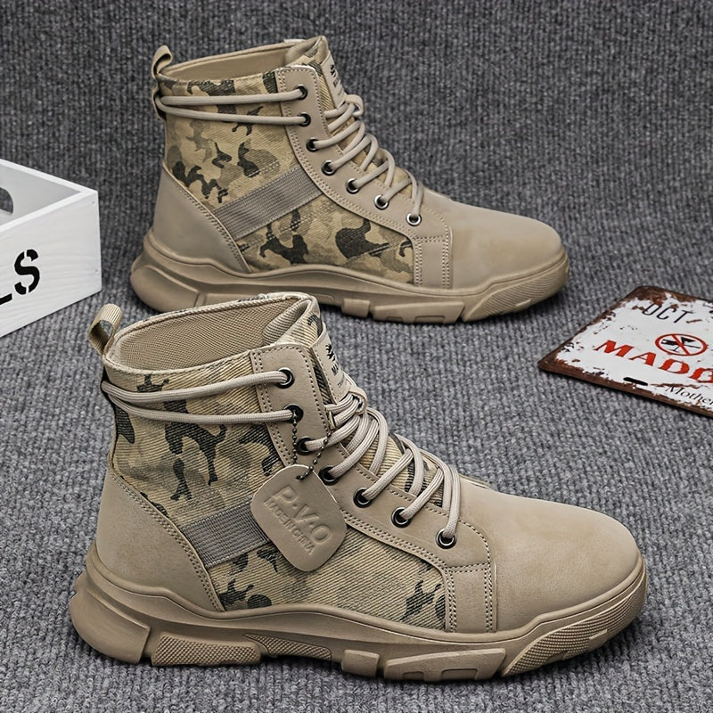 Mens Walking Boots - Durable Outdoor Boots for All-Terrain Adventures, Comfortable Fit and Ankle Support 5