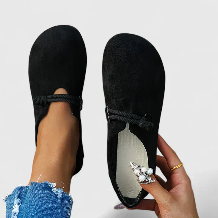 Mocassins Femmes Élégants Noir Confort Orthopédique Style Raffiné Loafers Femme 1
