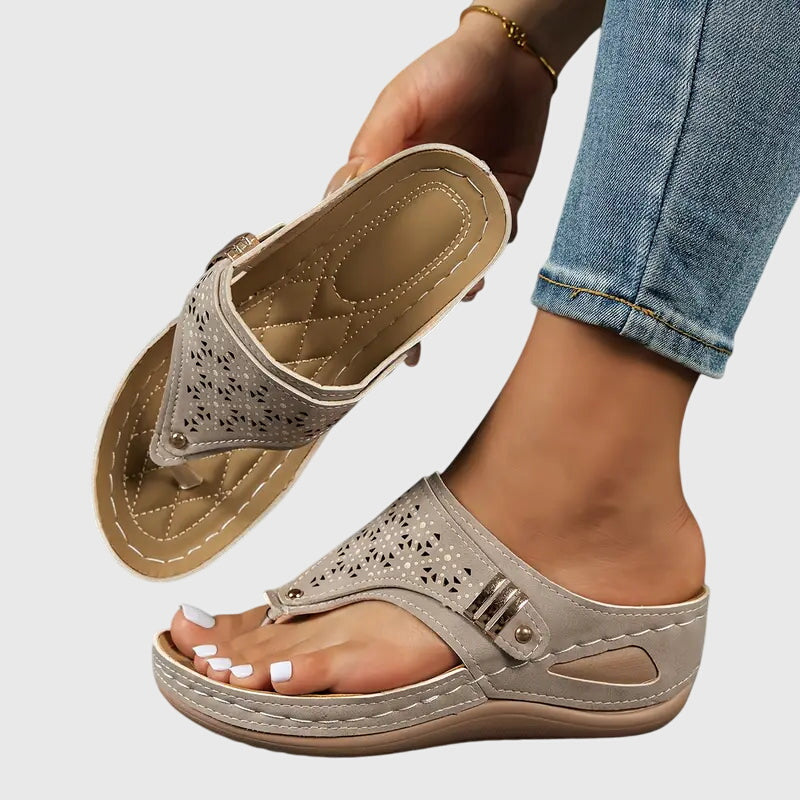 Orthopedic Sandals for Women with Arch Support - Comfortable Slip-On Footwear for All-Day Wear 4