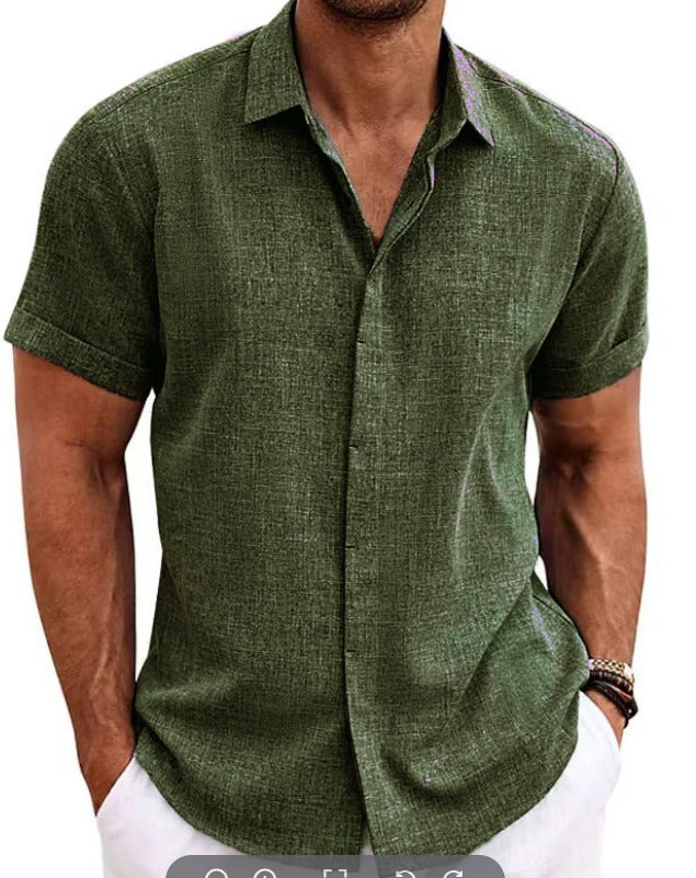 Men's Shirt - Lightweight Breathable Casual Style for Summer Days