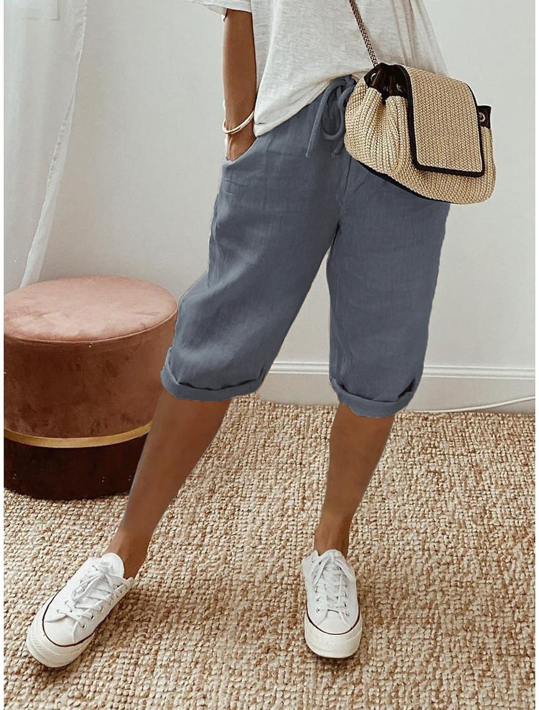Women’s Relaxed Fit Capri Pants for Effortless Summer Style