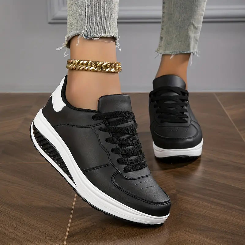 Women's Comfortable Lace-Up Orthopedic Shoes for Everyday Wear 0