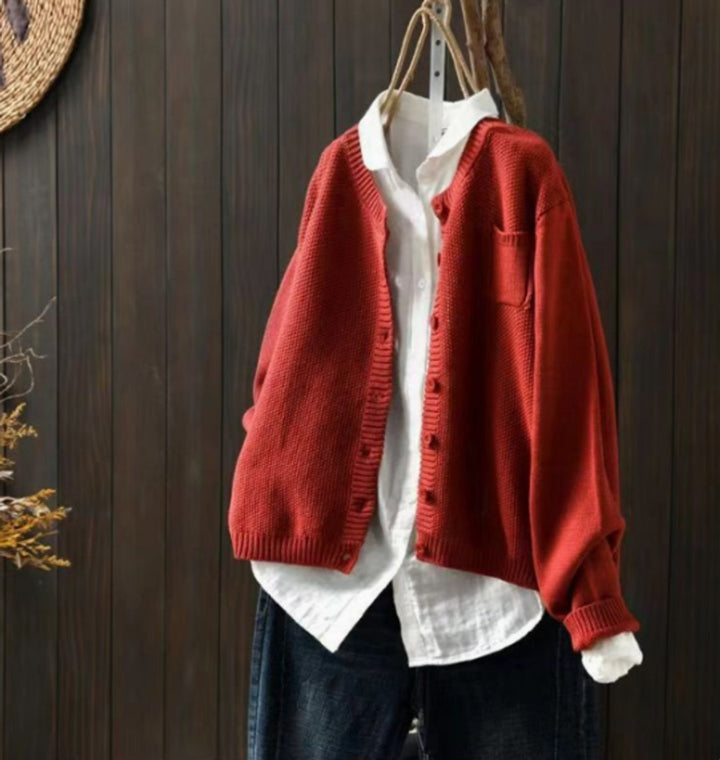 Women's Oversized Button-Front Cardigan Sweater for Effortless Layering - Cozy Long Cardigan for Stylish Outfits 0