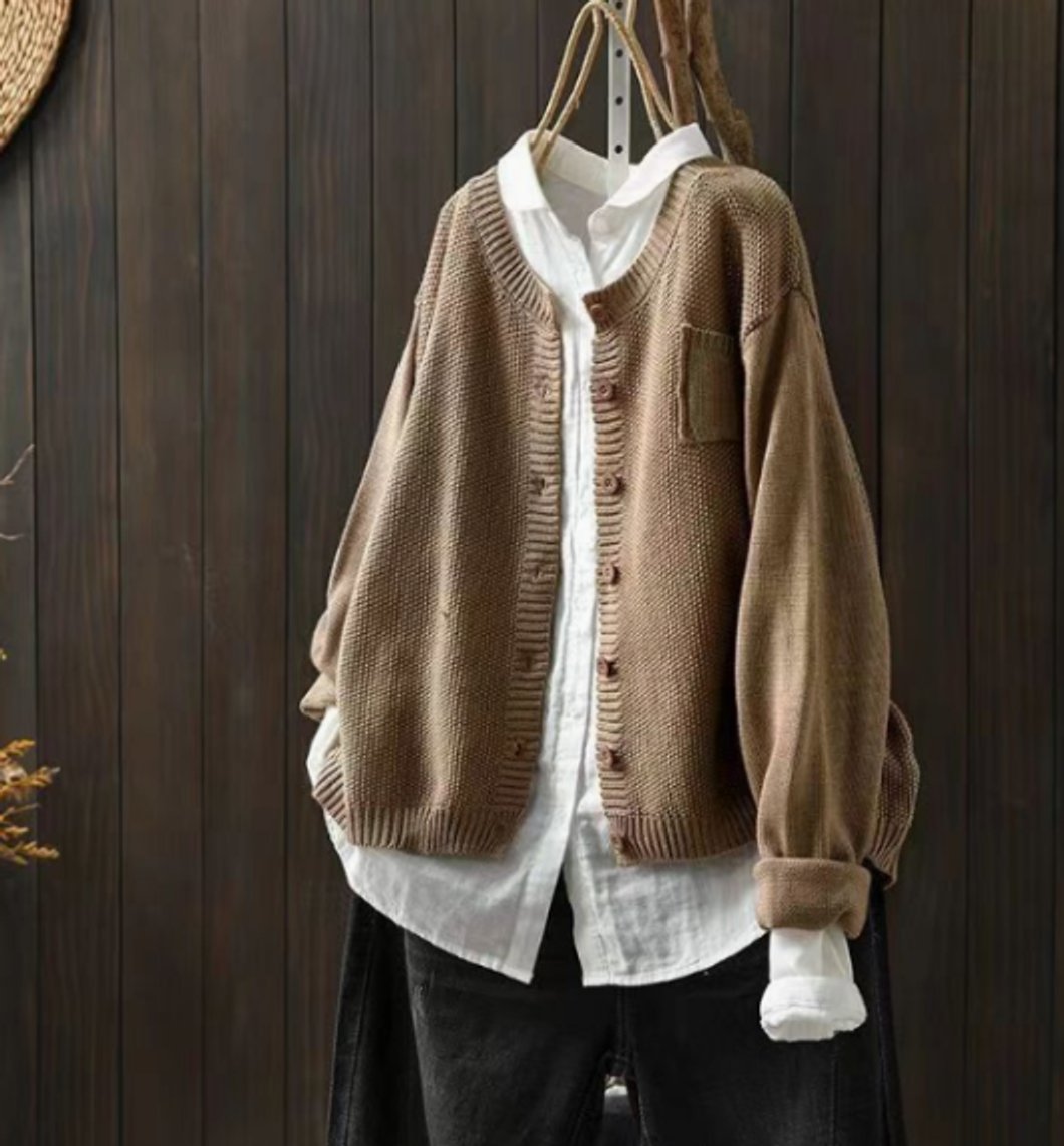 Women's Oversized Button-Front Cardigan Sweater for Effortless Layering - Cozy Long Cardigan for Stylish Outfits 4