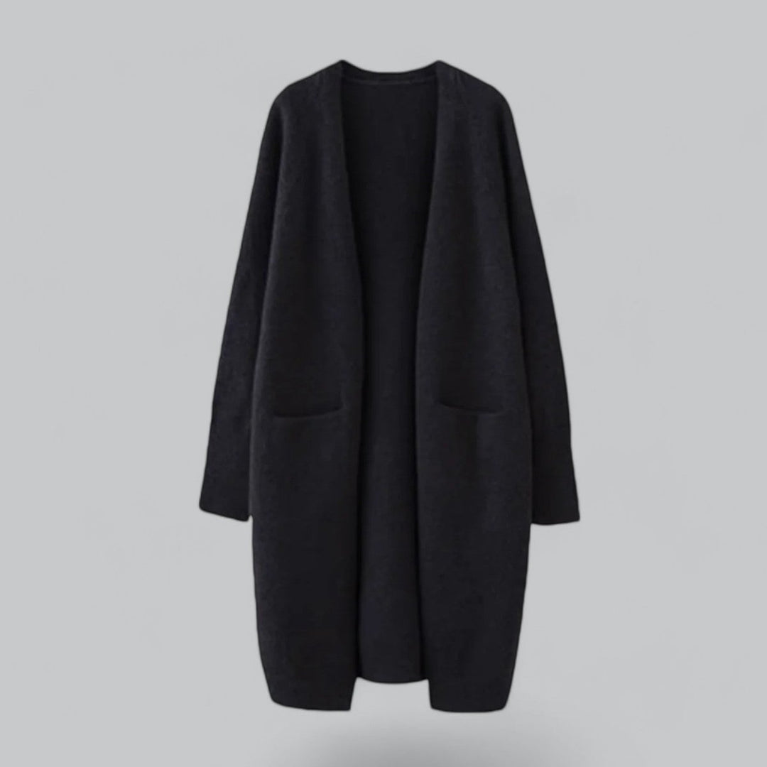 Women's Oversized Long Open-Front Knit Cardigan for Layered Casual and Office Looks 3