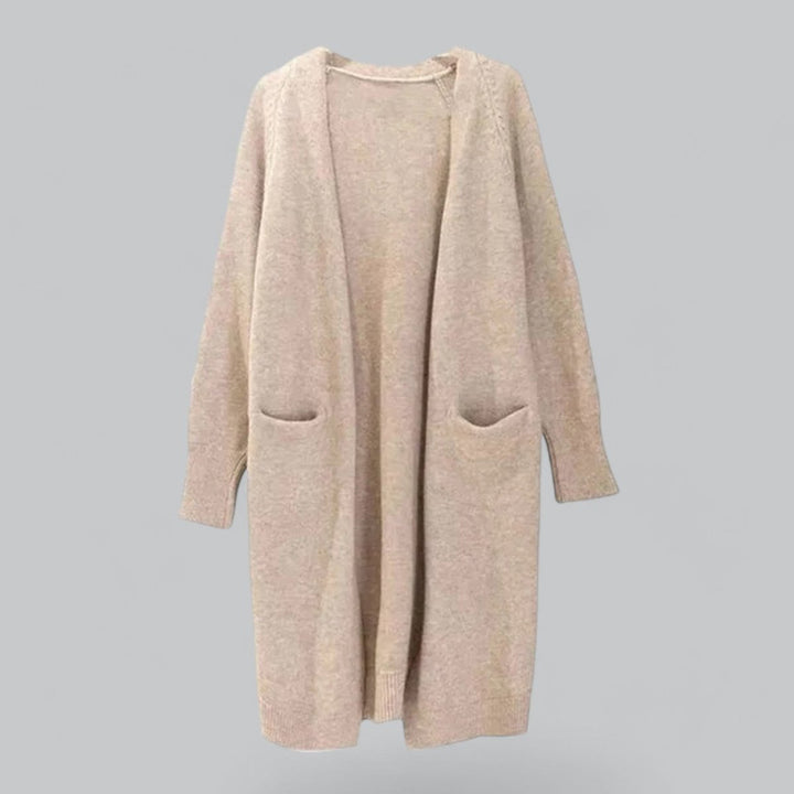 Women's Oversized Long Open-Front Knit Cardigan for Layered Casual and Office Looks 5