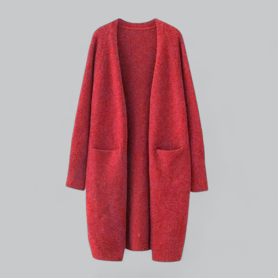 Women's Oversized Long Open-Front Knit Cardigan for Layered Casual and Office Looks 6