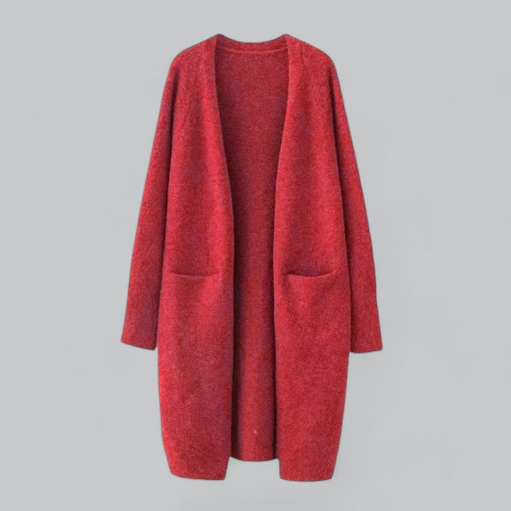 Women's Oversized Long Open-Front Knit Cardigan for Layered Casual and Office Looks 6