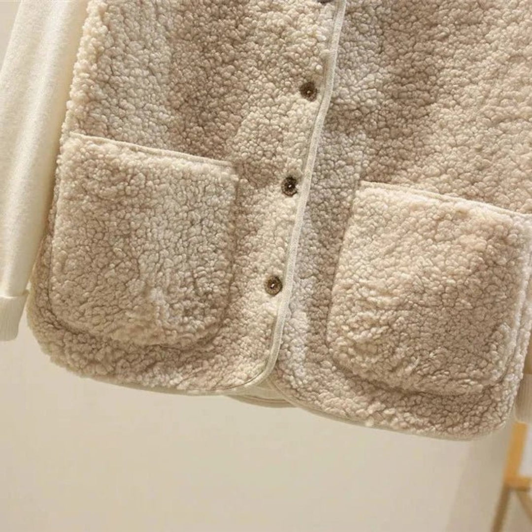 Women's Puffer Vest - Reversible Sherpa Fleece Layering Outerwear for Cool Weather 3