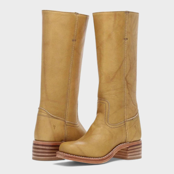 Women's Western Knee High Boots with Block Heel and Arch Support 3