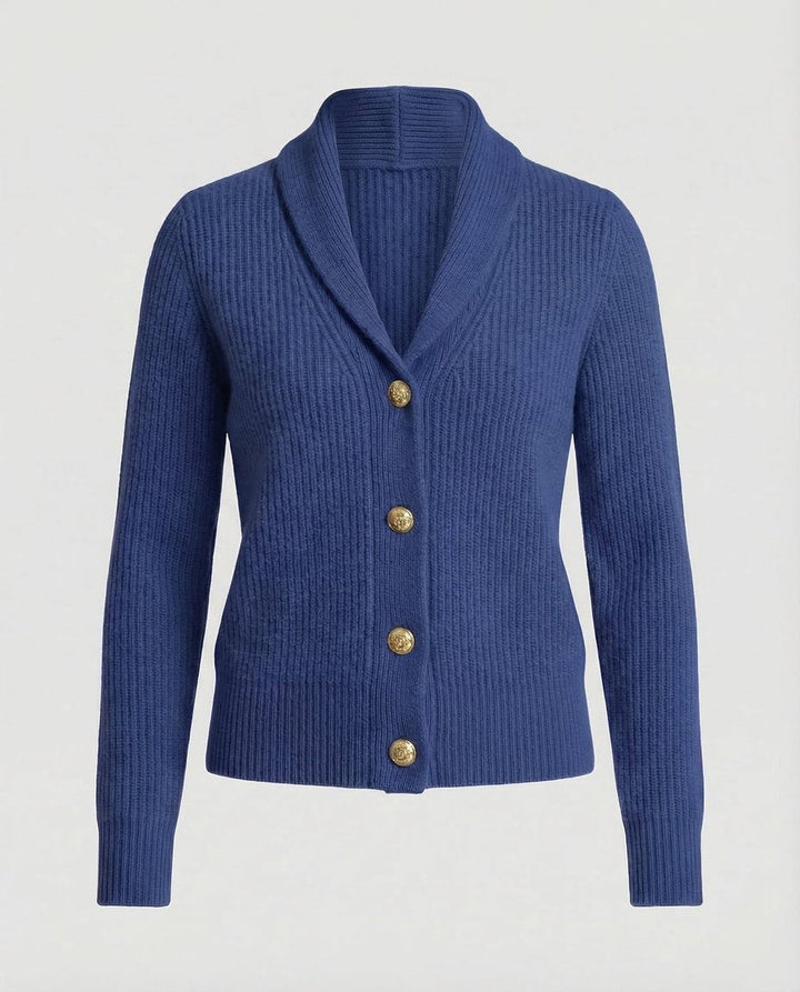 Women's White Cardigan Sweater with Button-Front and Tailored Lapel Collar for Office and Casual Wear 7